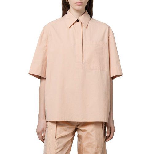 Cotton Pattern Women's Shirt - Jil Sander - Modalova