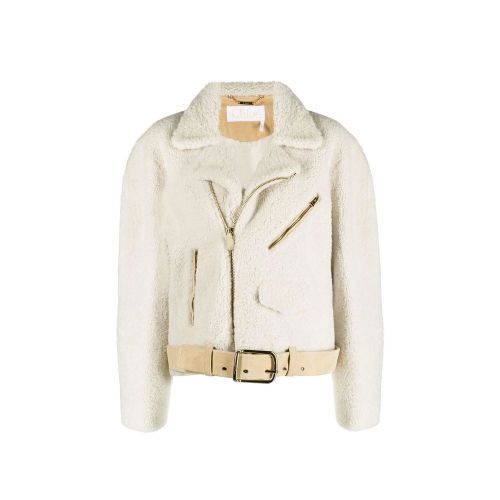 Polyester Full-Length Women's Jacket - Chloé - Modalova