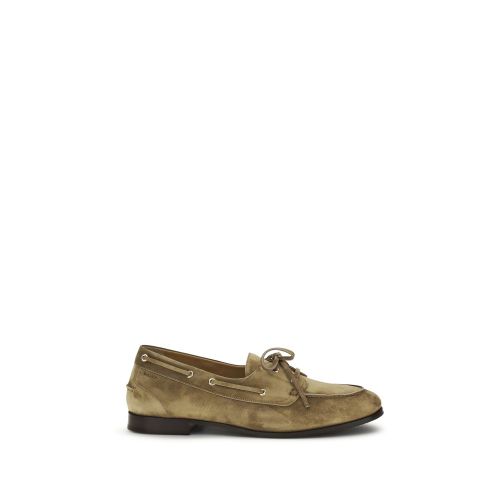 Buffalo Leather Slip-On Men's Loafers - Bally - Modalova