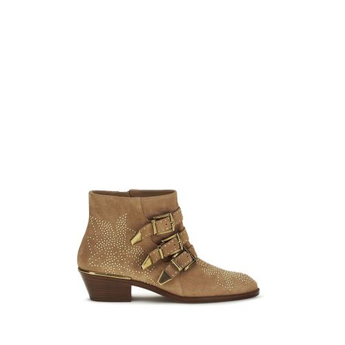 Calf Leather Bos Taurus Ankle Women's Boots - Chloé - Modalova