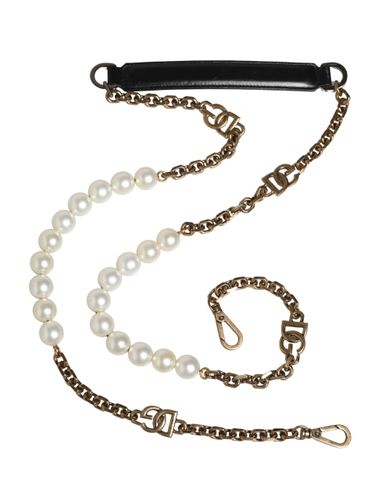 Leather Gold Chain Bag Accessory Shoulder Women's Strap - Dolce & Gabbana - Modalova