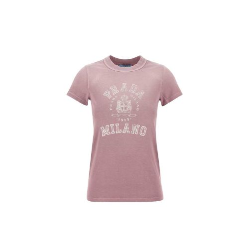 Cotton Women's T-Shirt - Prada - Modalova