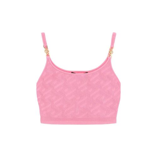 Elastane Tank Women's Tops - Versace - Modalova