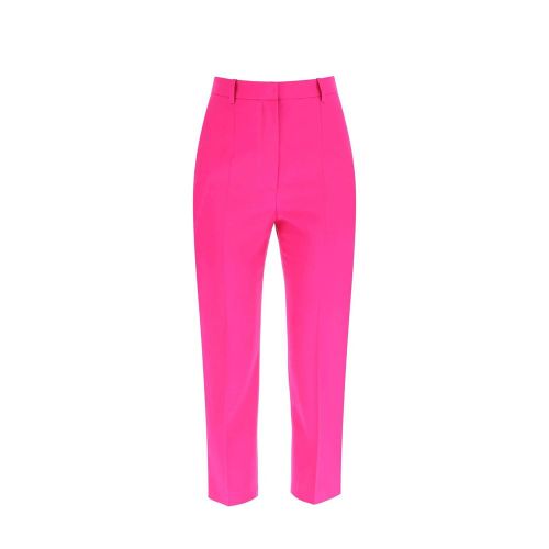 Wool Cropped Women's Pants - Alexander McQueen - Modalova