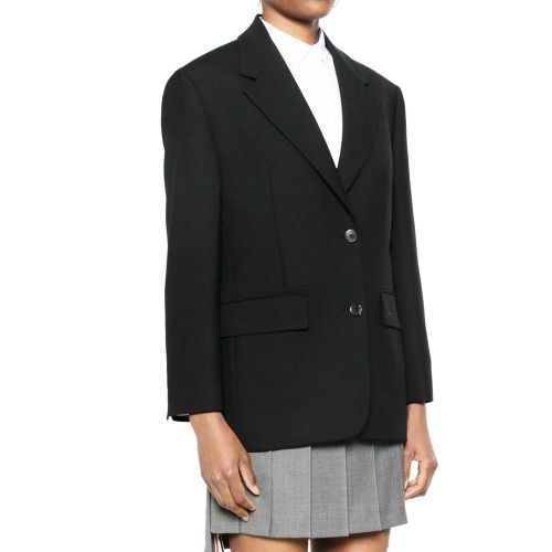 Virgin Wool Women's Blazer - Prada - Modalova