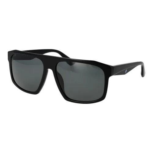 BMW Black Plastic Men's Sunglasses - BMW - Modalova