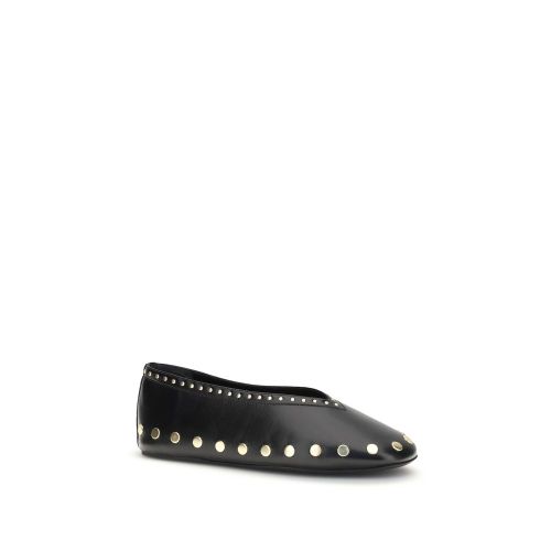 Polyurethane Ballet Women's Flats - Ganni - Modalova