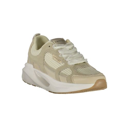 Twinset Beige Fabric Womens Sneaker - Twinset - Modalova