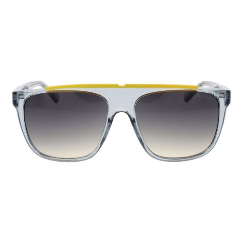 Guess Gray Plastic Men's Sunglasses - Guess - Modalova