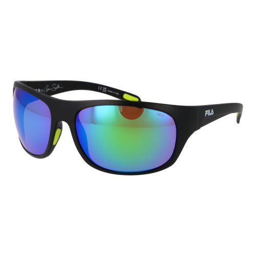 Fila Black Plastic Men's Sunglasses - Fila - Modalova