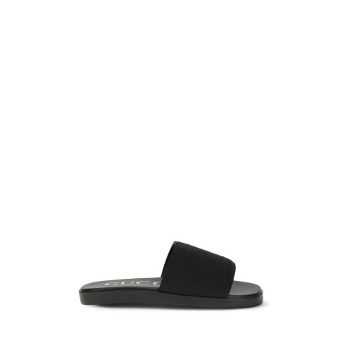 Fabric Flat Sandals - Men - Gucci - Modalova