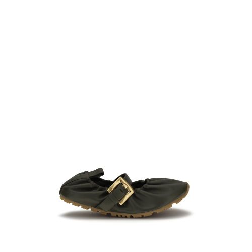 Lamb Ovis Aries Ballet Women's Flats - Balmain - Modalova