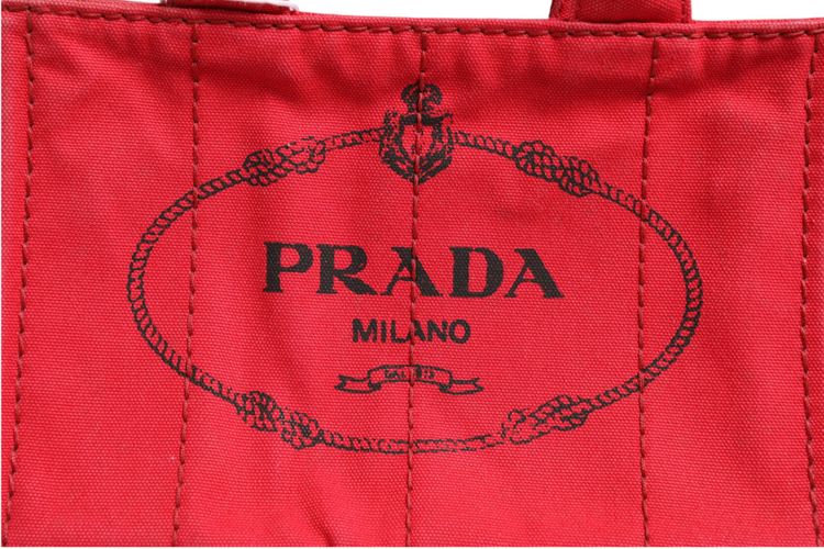 Canapa Mini Canvas Women's Tote (Pre-Owned) - Prada - Modalova