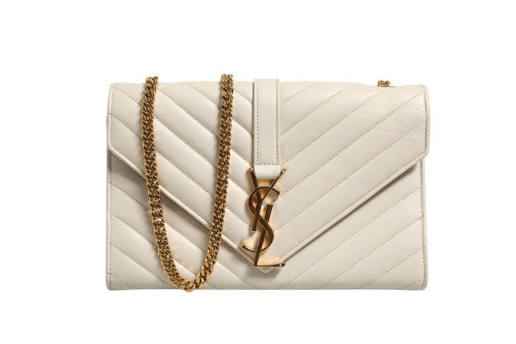 Envelope Triquilt Medium YSL Shoulder Women's Bag (Pre-Owned) - Saint Laurent - Modalova