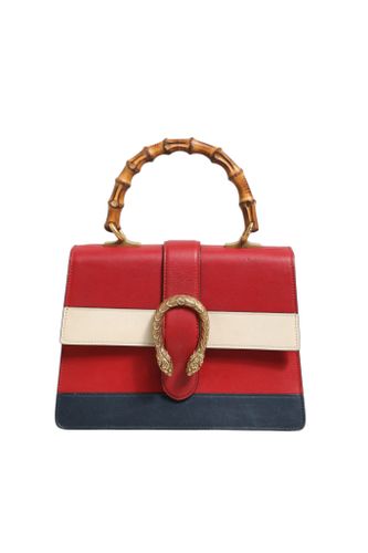 Dionysus Bamboo Medium Top Handle Bag White Blue Women's (Pre-Owned) - Gucci - Modalova