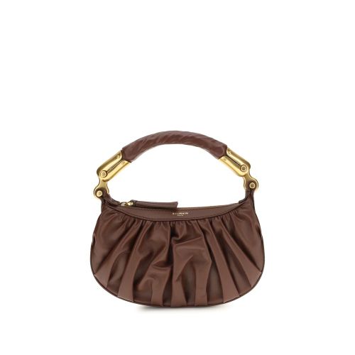 Calf Leather Bos Taurus Shoulder Women's Bag - Balmain - Modalova