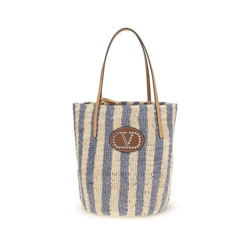 Raffia Backet Women's Bag - Valentino Garavani - Modalova