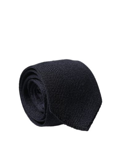 Dark Solid 100% Silk Adjustable Men NeckMen's Men's Tie - Dolce & Gabbana - Modalova