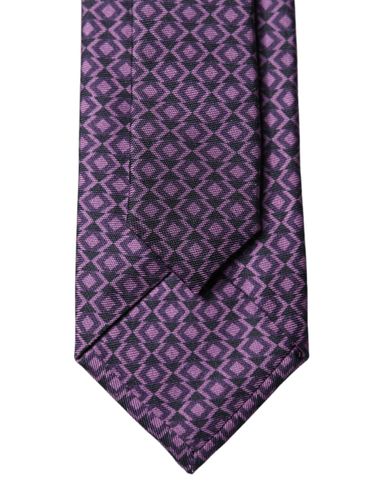 Patterned 100% Silk Adjustable Men NeckMen's Men's Tie - Dolce & Gabbana - Modalova