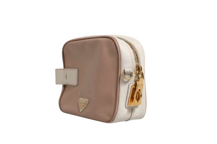 Clay Gray Small Leather Shoulder Women's Bag (Pre-Owned) - Prada - Modalova