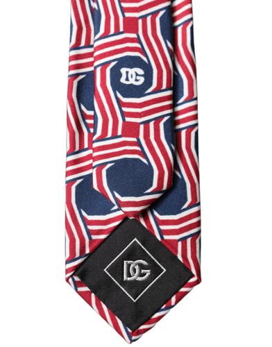Patterned Silk Adjustable Men Men'sd NeckMen's Men's Tie - Dolce & Gabbana - Modalova