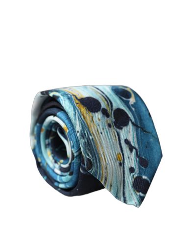 Abstract Silk Adjustable Men Men'sd NeckMen's Men's Tie - Dolce & Gabbana - Modalova