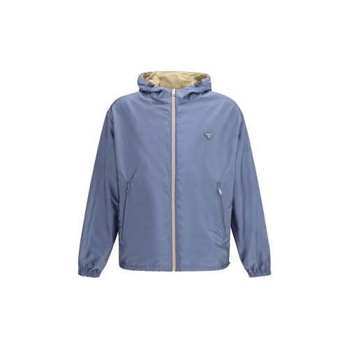 Recycled Polyamide Shell Men's Jacket - Prada - Modalova