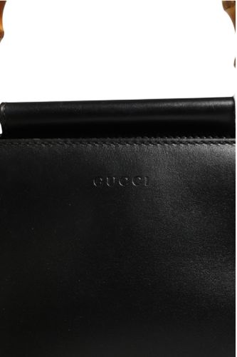 Nymphaea Bamboo Top Handle Leather Women's Bag (Pre-Owned) - Gucci - Modalova