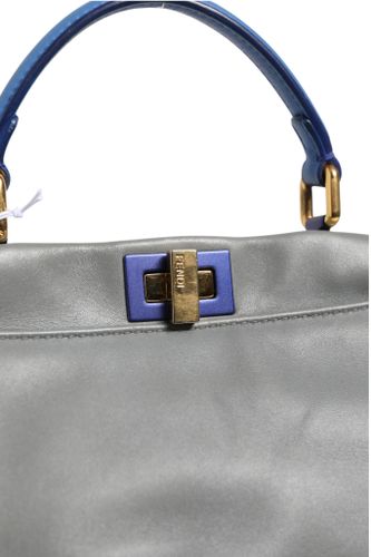 Mini Peekaboo Blue Women's Grey (Pre-Owned) - Fendi - Modalova