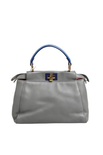 Mini Peekaboo Blue Women's Grey (Pre-Owned) - Fendi - Modalova