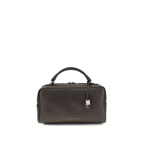 Calf Leather Bos Taurus Shoulder Women's Bag - Brunello Cucinelli - Modalova