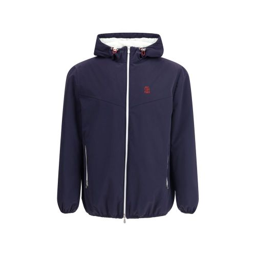 Nylon Shell Men's Jacket - Brunello Cucinelli - Modalova