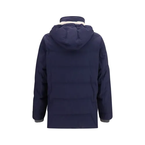 Goose Down Shell Men's Jacket - Brunello Cucinelli - Modalova