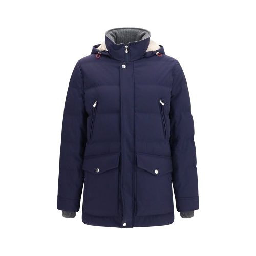 Goose Down Shell Men's Jacket - Brunello Cucinelli - Modalova