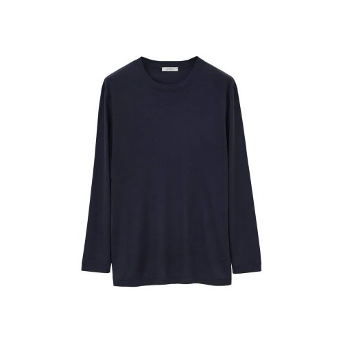 Lemaire Black Silk Men's T-Shirt - Lemaire - Modalova