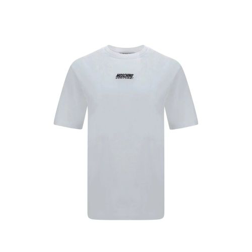 Moschino White Cotton Men's T-Shirt - Moschino - Modalova