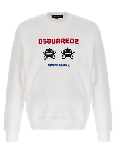 Cotton Men's Sweatshirt - DsquaredÂ² - Modalova