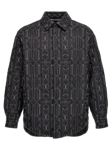 Polyamide Shell Men's Jacket - Palm Angels - Modalova