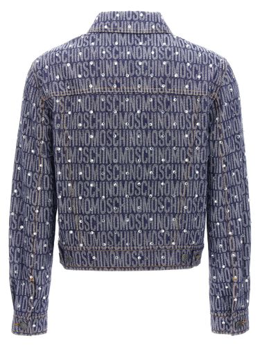 Cotton Denim Women's Jacket - Moschino - Modalova