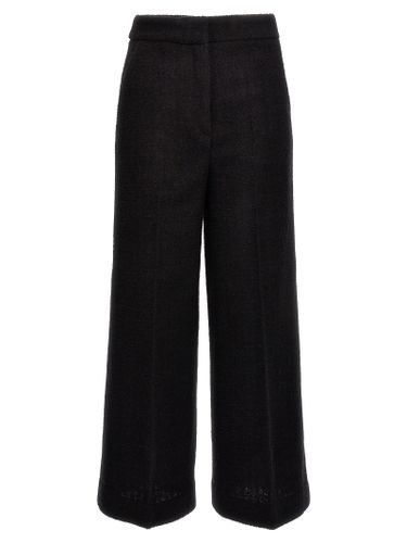 Wool Cropped Women's Pants - Moschino - Modalova