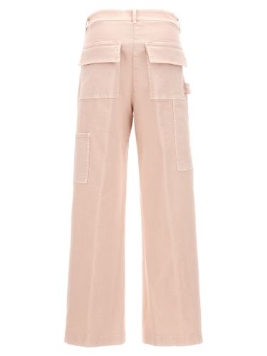 Cotton Cargo Women's Pants - NUDE - Modalova