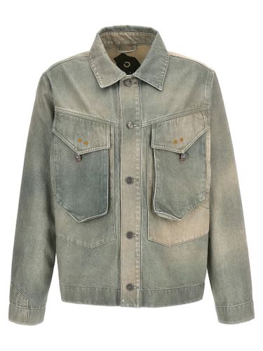 Cotton Denim Men's Jacket - Objects IV Life - Modalova