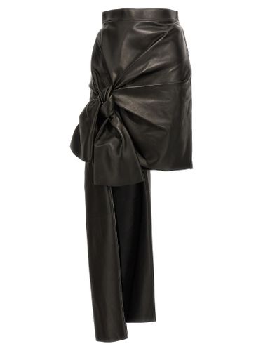 Lamb Leather Long Women's Skirt - Alexander McQueen - Modalova