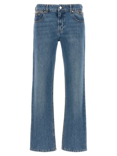 Cotton Cropped Women's Jeans - Stella McCartney - Modalova