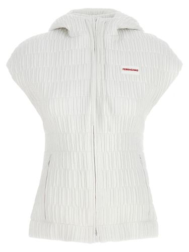 Polyamide Sleeveless Women's Jacket - Ferragamo - Modalova