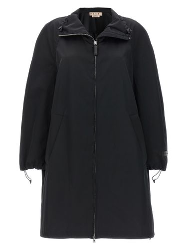 Marni Black Polyester Women's Parka - Marni - Modalova