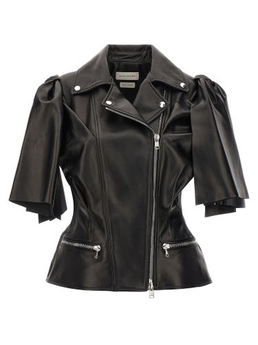 Lamb Leather Sleeveless Women's Jacket - Alexander McQueen - Modalova