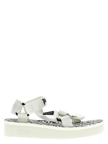 Polyester Flat Women's Sandals - Palm Angels - Modalova