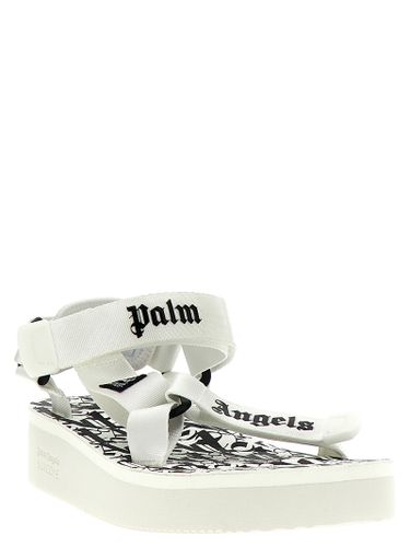 Polyester Flat Women's Sandals - Palm Angels - Modalova