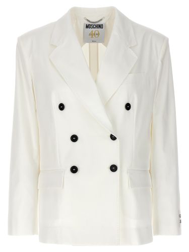 Cotton Women's Blazer - Moschino - Modalova